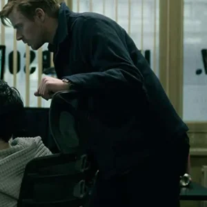 Alternative view of Jack Lowden Slow Horses Black Jacket