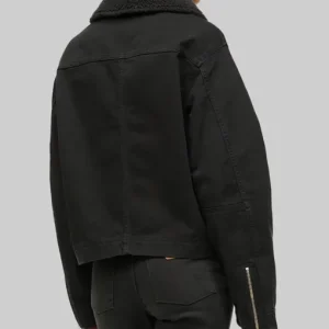 Lucy Hale Black Cotton Jacket Sale