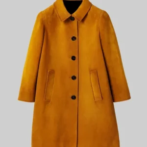 Olivia Rodrigo Suede Leather Coat