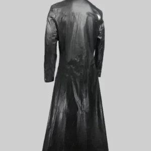 Peaky Blinders Rebecca Ferguson Black Leather Coat Sale