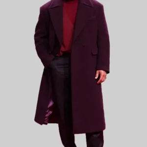 Red One Premiere Dwayne Johnson Wool Coat
