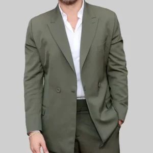 Sebastian Stan Double Breasted Blazer
