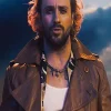 Aaron Taylor-Johnson The Fall Guy 2024 Leather Coat