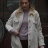 Kira Stine Tracker White Sherpa Jacket