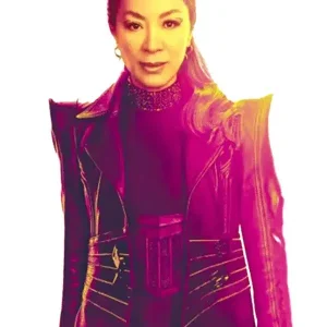 Michelle Yeoh Star Trek Section 31 Black Leather Coat