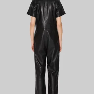 Orfeh Black Leather Jump Suit Sale