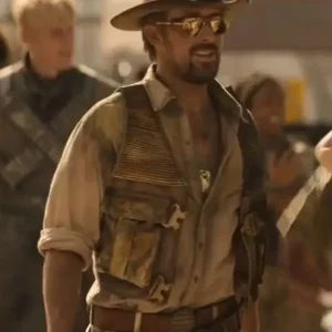 Ryan Gosling The Fall Guy 2024 Brown Vest