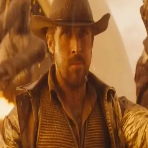 Ryan Gosling The Fall Guy Golden Coat Sale