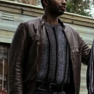 Sem Ferry 2 Brown Leather Jacket Sale