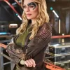 Star Trek Picard Jeri Ryan Leather Jacket