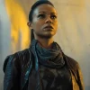 Star Trek into Darkness Zoe Saldana Black Leather Jacket