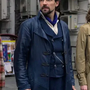 Vikram Chamberlain The Librarians The Next Chapter Leather Coat