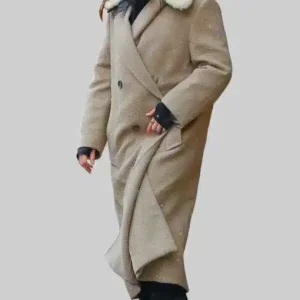 Anne Hathaway Wool Coat