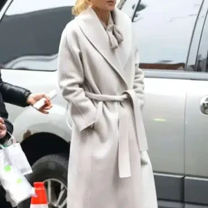 Babygirl 2024 Nicole Kidman White Wool Coat