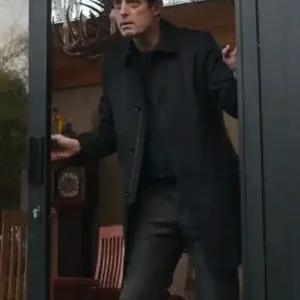Bad Sisters S01 John Paul Williams Black Cotton Coat