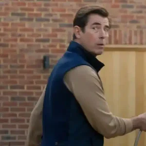 Bad Sisters S01 John Paul Williams Blue Puffer Quilted Vest Sale