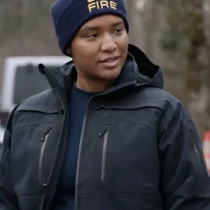 Eve Edwards Fire Country Black Hooded Jacket Sale