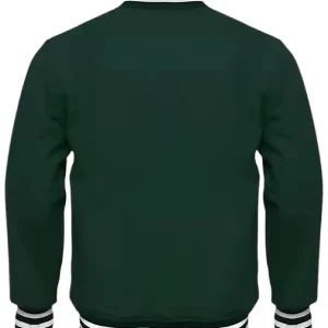 Men Casual Green Varsity Jacket Sale