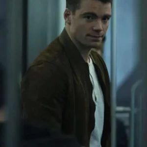 Peter Sutherland The Night Agent S01 Bomber Olive Green Jacket