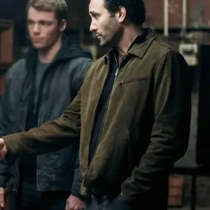 Sami The Night Agent Tv Series Suede Jacket