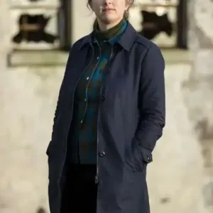 Shetland DS Alison McIntosh Blue Trench Coat