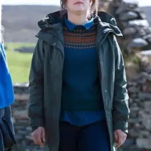 Shetland S08 DS Alison McIntosh Green Hooded Jacket Sale