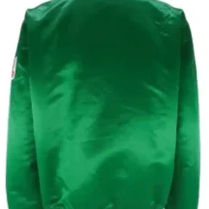 Bradley Cooper Super Bowl LIX 2025 Satin Bomber Jacket Sale