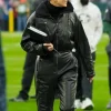 Erin Andrews Leather Jumpsuit