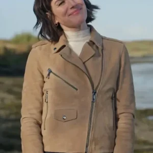 Fiona Love of the Irish 2025 Suede Leather Jacket