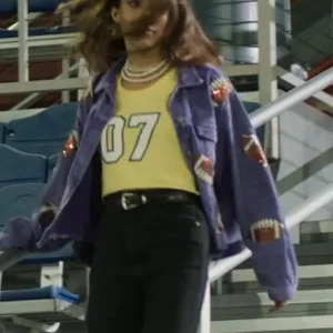 Gabby Kono-Abdy Wish You Were Here Purple Jacket