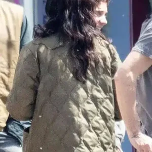 Greenland Migration Morena Baccarin Green Quilted Jacket Sale