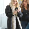 LA Airport Jessica Simpson Coat
