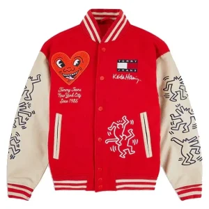 Mens Keith Haring Varsity Jacket