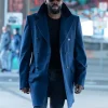 Muncie Daniels The Madness 2024 Blue Wool Coat