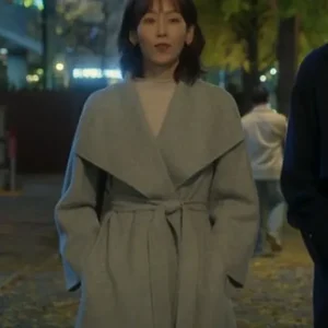 No In-ji The Trunk Tv Series Grey Wool Coat