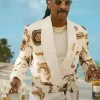 Snoop Dogg Commercial Printed Coat