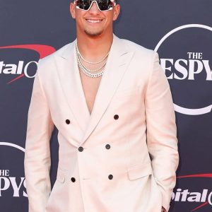 ESPY Awards Patrick Mahomes White Suit