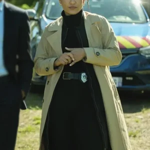 Saint-Pierre Joséphine Jobert Beige Trench Coat Sale