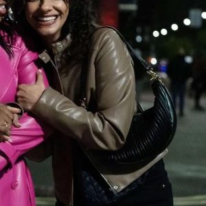 Sarah Curfew Tv Series 2024 Leather Jacket