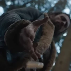 Kraven the Hunter Aaron Taylor Shearling Jacket