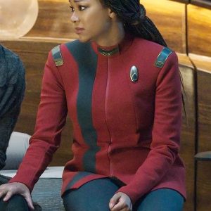 Star Trek Discovery S04 Sonequa Martin Red Jacket