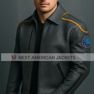 Star Trek Enterprise Away Team gray leather jacket