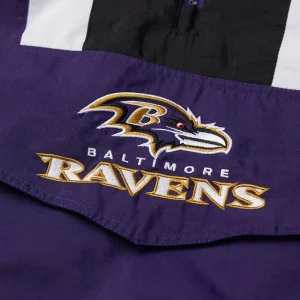Starter Baltimore Ravens Purple Pullover Hooded Jacket