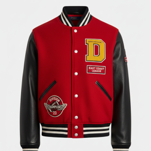 Division Champions 23 Red Letterman Jacket At NAj