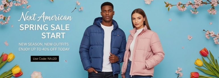 Next American Jackets - Summer Sale Banner